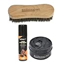 Shoe Brush, Black Polish Cream and Neutral Liquid Polish (3in1) gallery image