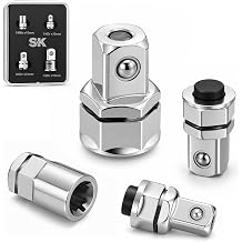 SK Quick Release Socket Adapter Set for Ratchet Wrench, 1/4'', 3/8'', 1/2''