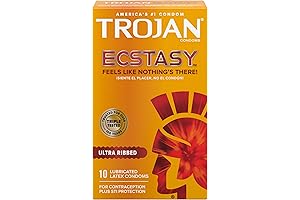 Trojan Ultra Ribbed Ecstasy Lubricated Condoms