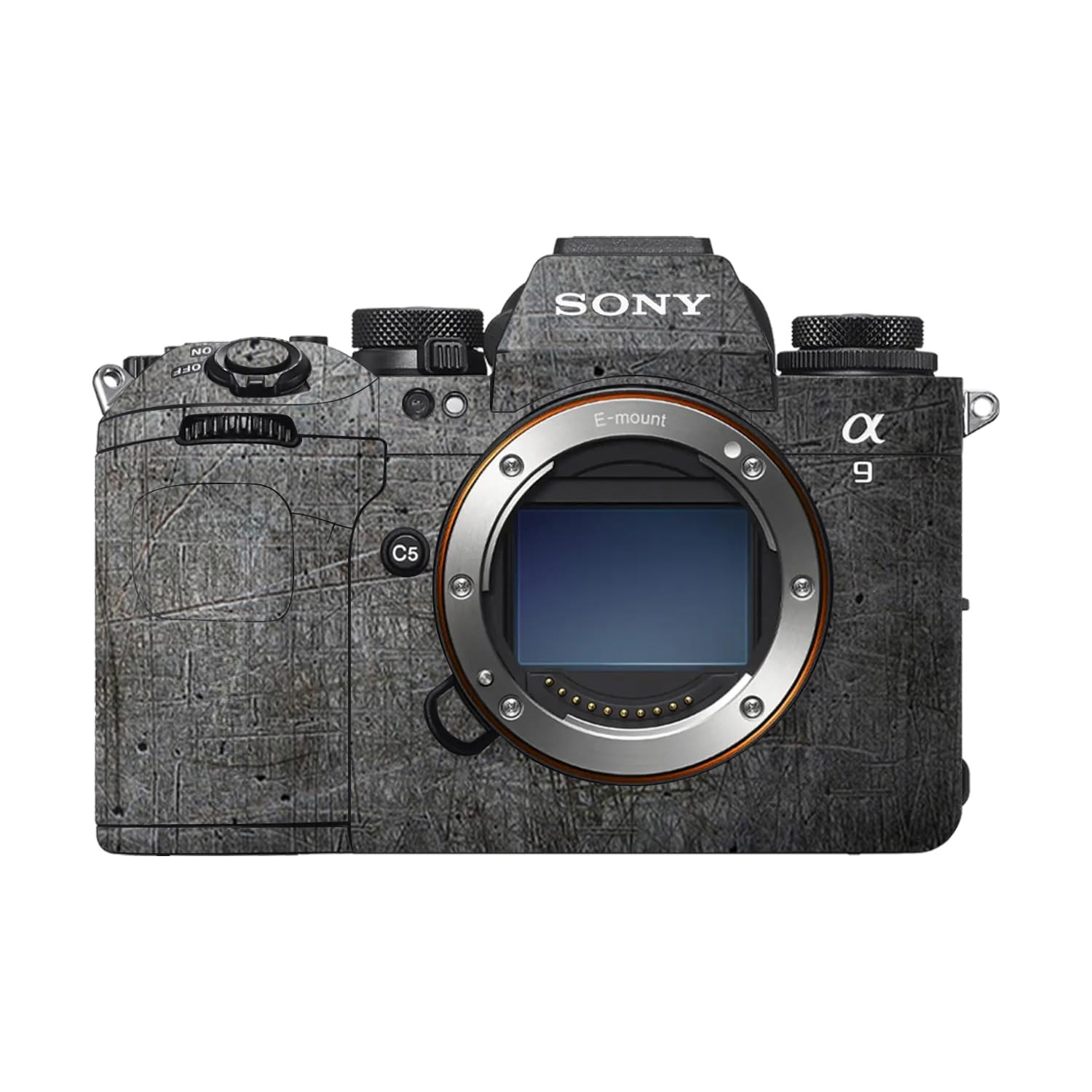 Camera Skin Compatible with Sony Alpha 9 III (2024) - Scratched Up - Premium 3M Vinyl Protective Wrap Decal Cover - Easy to Apply | Crafted in the USA by MightySkins
