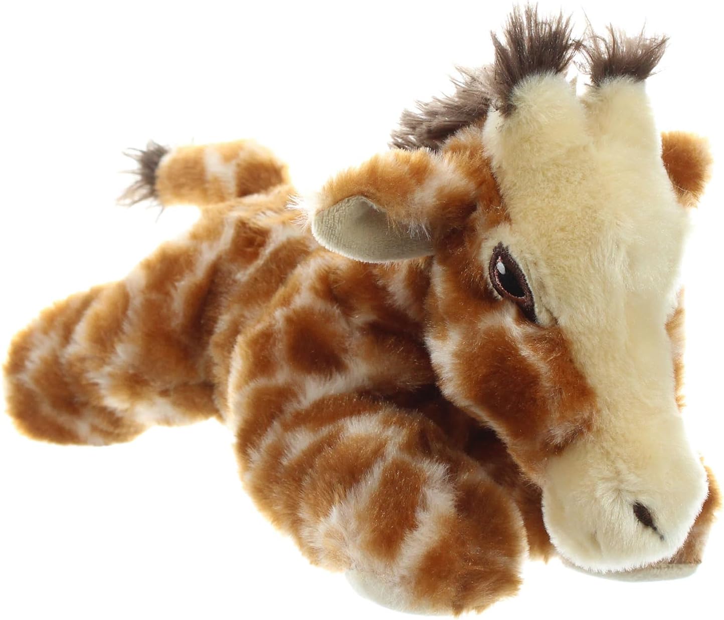 The Petting Zoo Giraffe Stuffed Animal Plushie, Gifts for Kids, Earth Keeperz Wildlife Animals, Zoologee Brown Giraffe Plush Toy, 10 inches