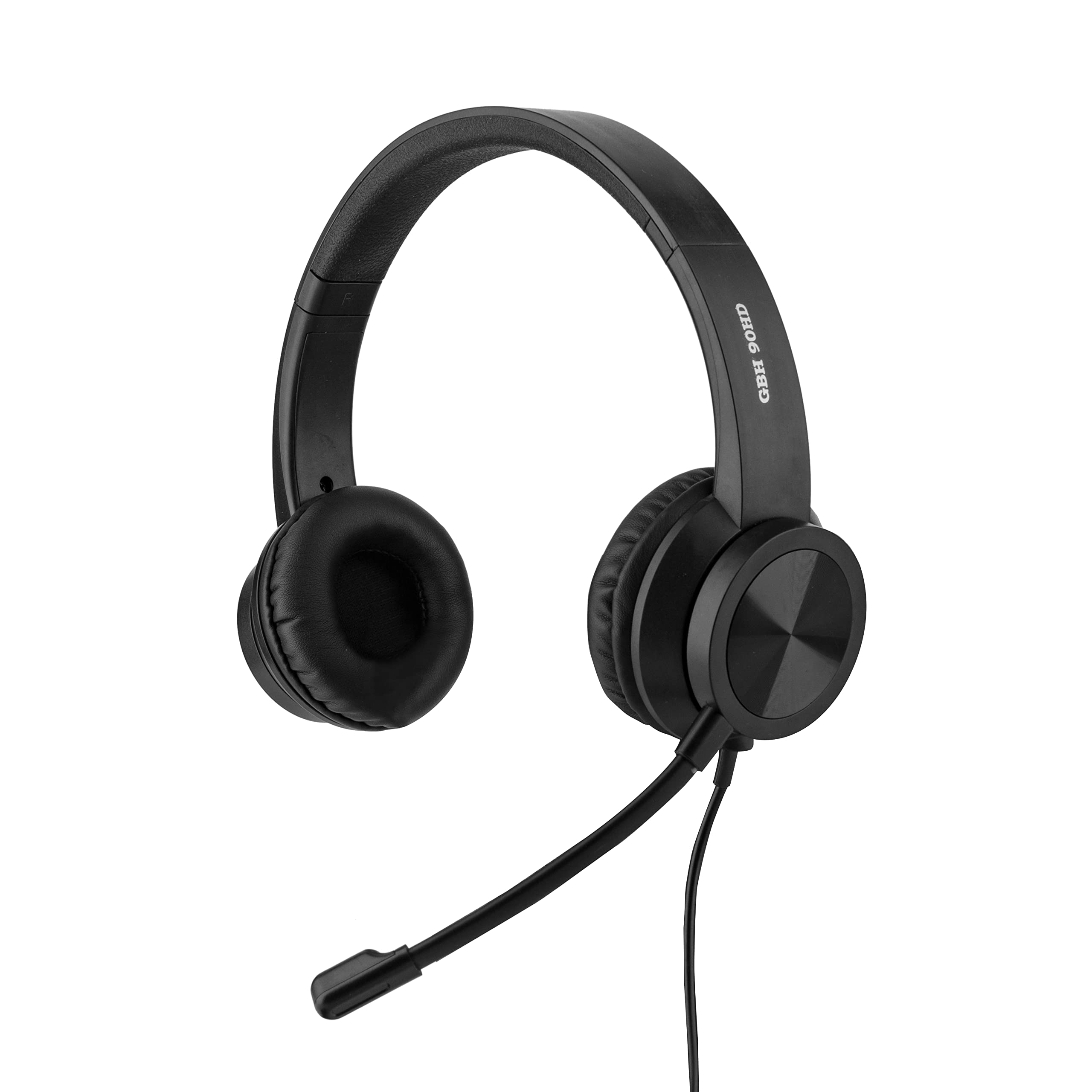 GBH 90 HD Binaural Noise Cancellation Wired Headset with Mic (Black & Grey) (USB) (B09QSXKKM5) Amazon Price History, Amazon Price Tracker
