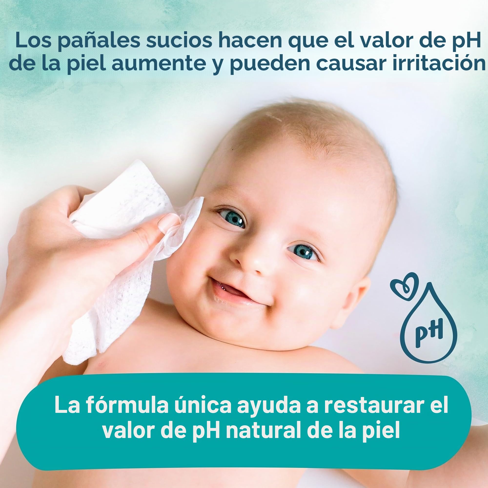 Pampers Harmonie Protect & Care - Toallitas húmedas (9 paquetes de 44 toallitas húmedas cada uno) = 396 toallitas húmedas que ayudan a restaurar el pH natural de la piel