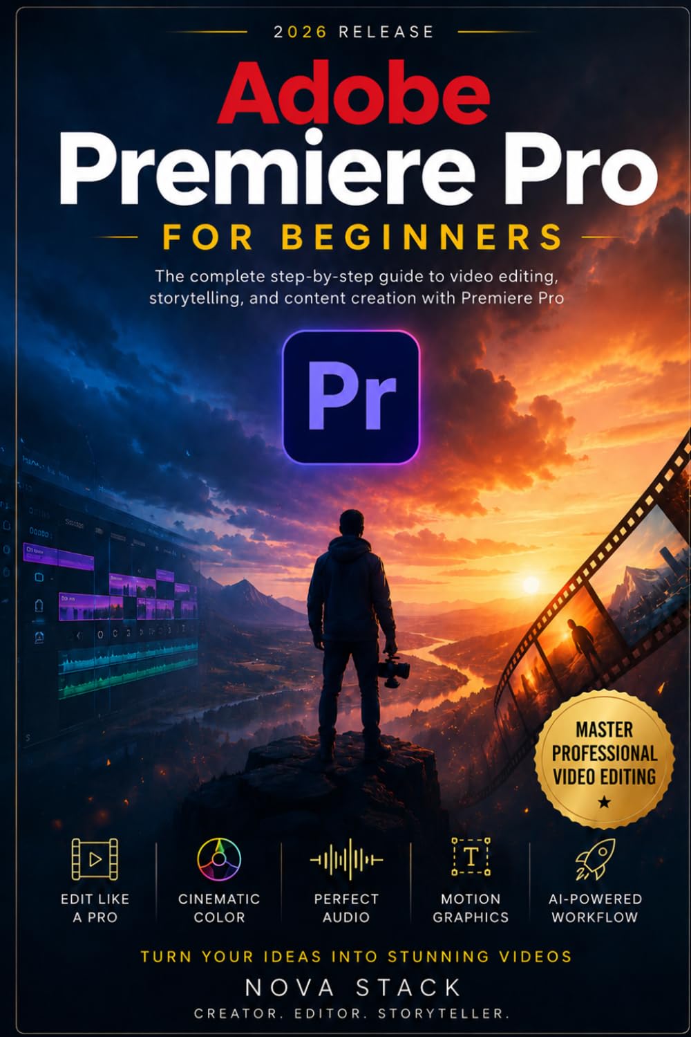 Adobe Premiere Pro for Beginners: Edit Faster, Think Like a Pro, and Create Cinematic Videos Without Confusion