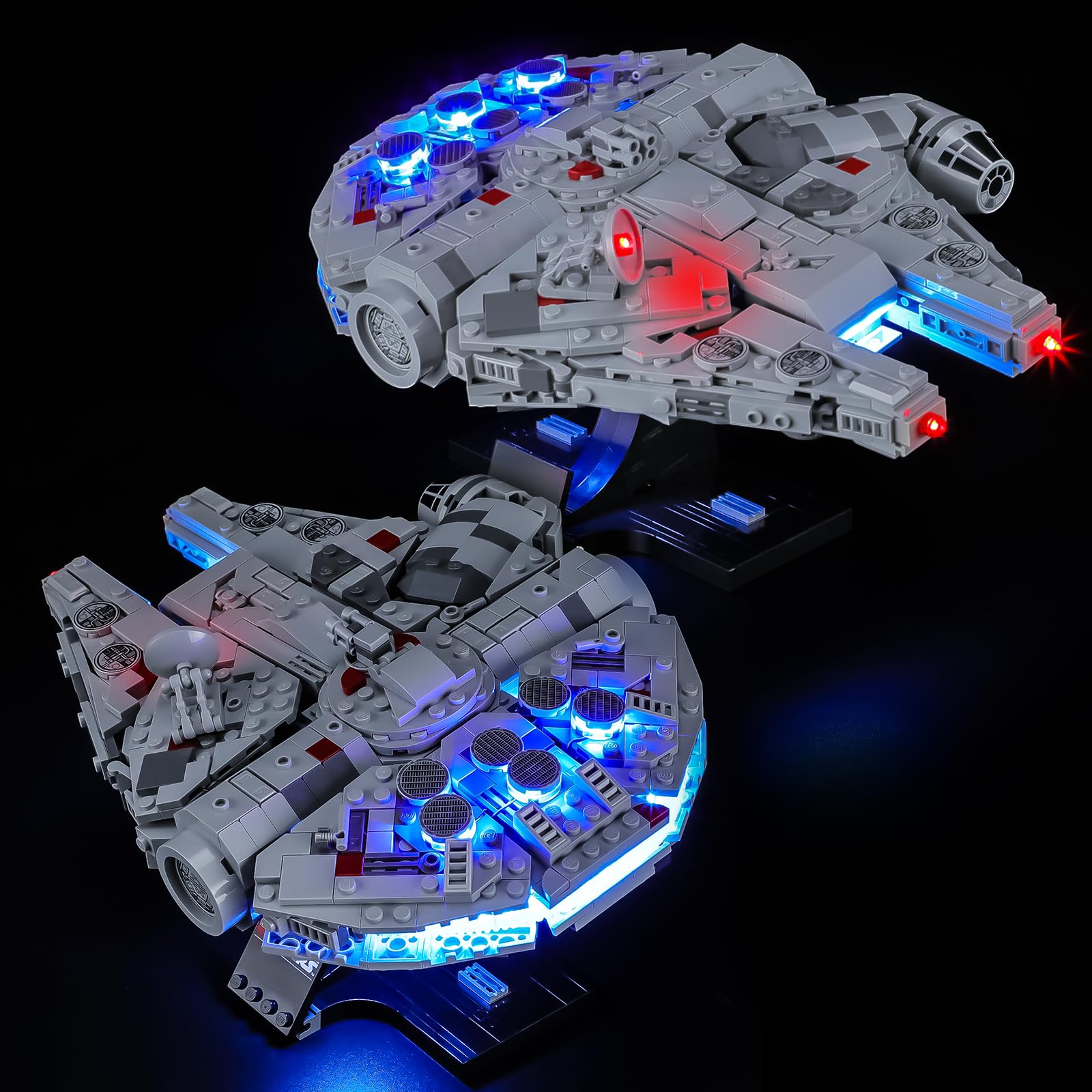 BRIKSMAX 2.0 Light Kit Compatible with Lego Star Wars Millennium Falcon 75375 Building Sets - Original LED Lighting Kits (Accessories Only) for Display, Gifts & Collectors