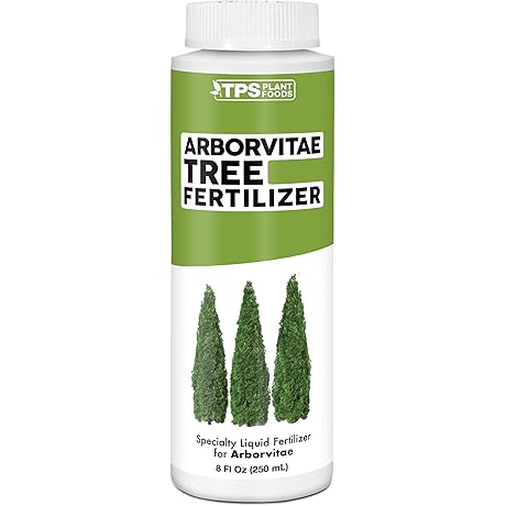 Arborvitae Tree Fertilizer, Liquid Plant Food for Evergreen Shrubs and Thuja Trees