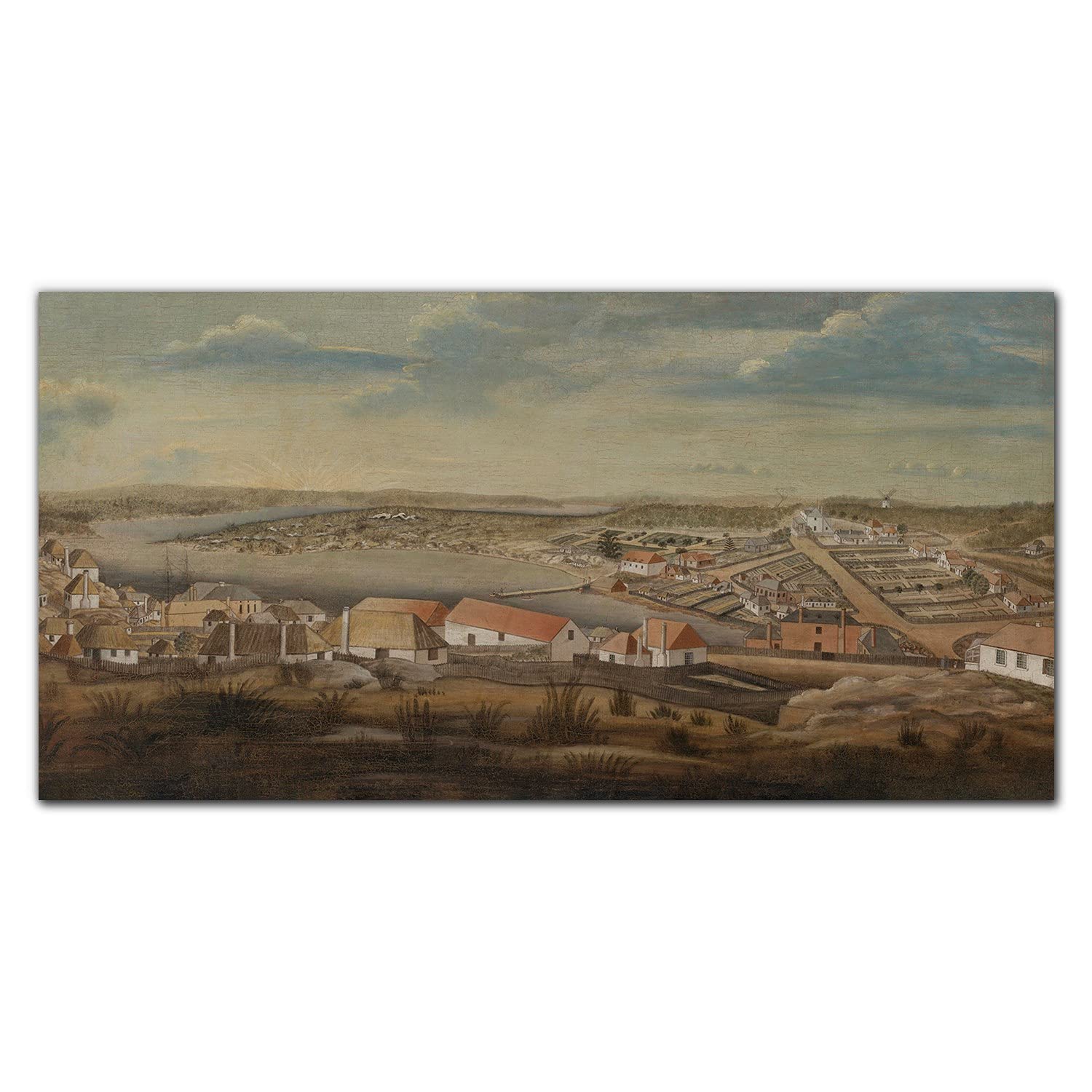 Dosseret en verre trempé 100x50cm Coloray protection murale cuisine adhésive Sydney