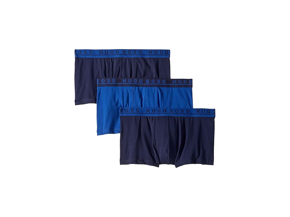 

BOSS Hugo Boss Trunks 3-Pack CO/EL (Blue Multi) Men's Underwear