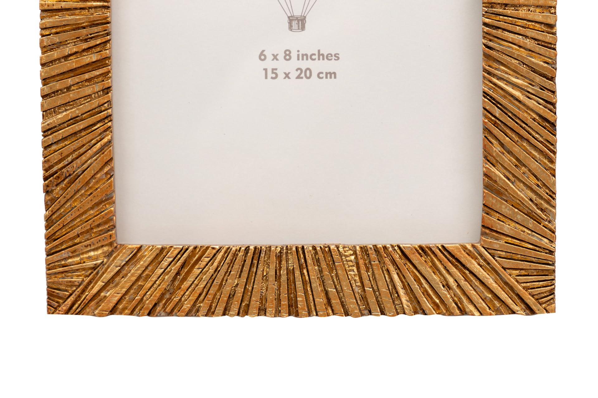 Adda Home Portafotos Resina Dorado Antique 15X20 Cm