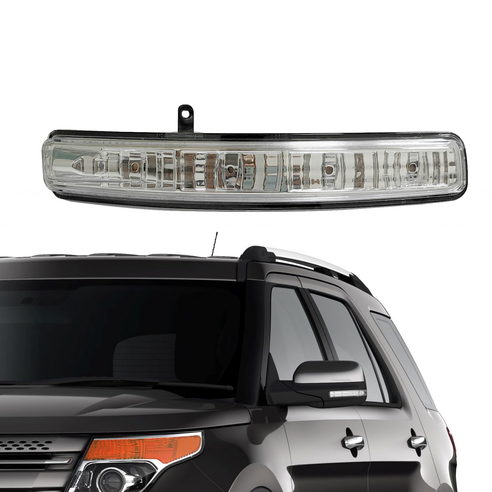 Dasbecan Turn Signal Lamp Light Left Mirror Compatible With Ford