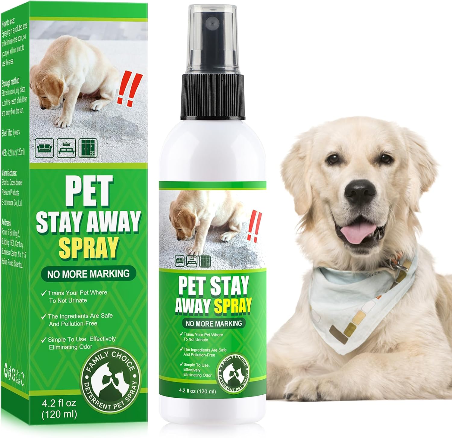 ERUIOLA Bitter Apple Spray for Dogs to Stop Chewing. No