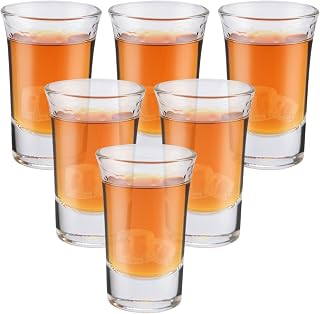 Personalized Company Logo Shot Glasses - Laser-Etched Engraving with Your Logo - Customized Business/Corporate Gifts and Event Favors - 6 Pack