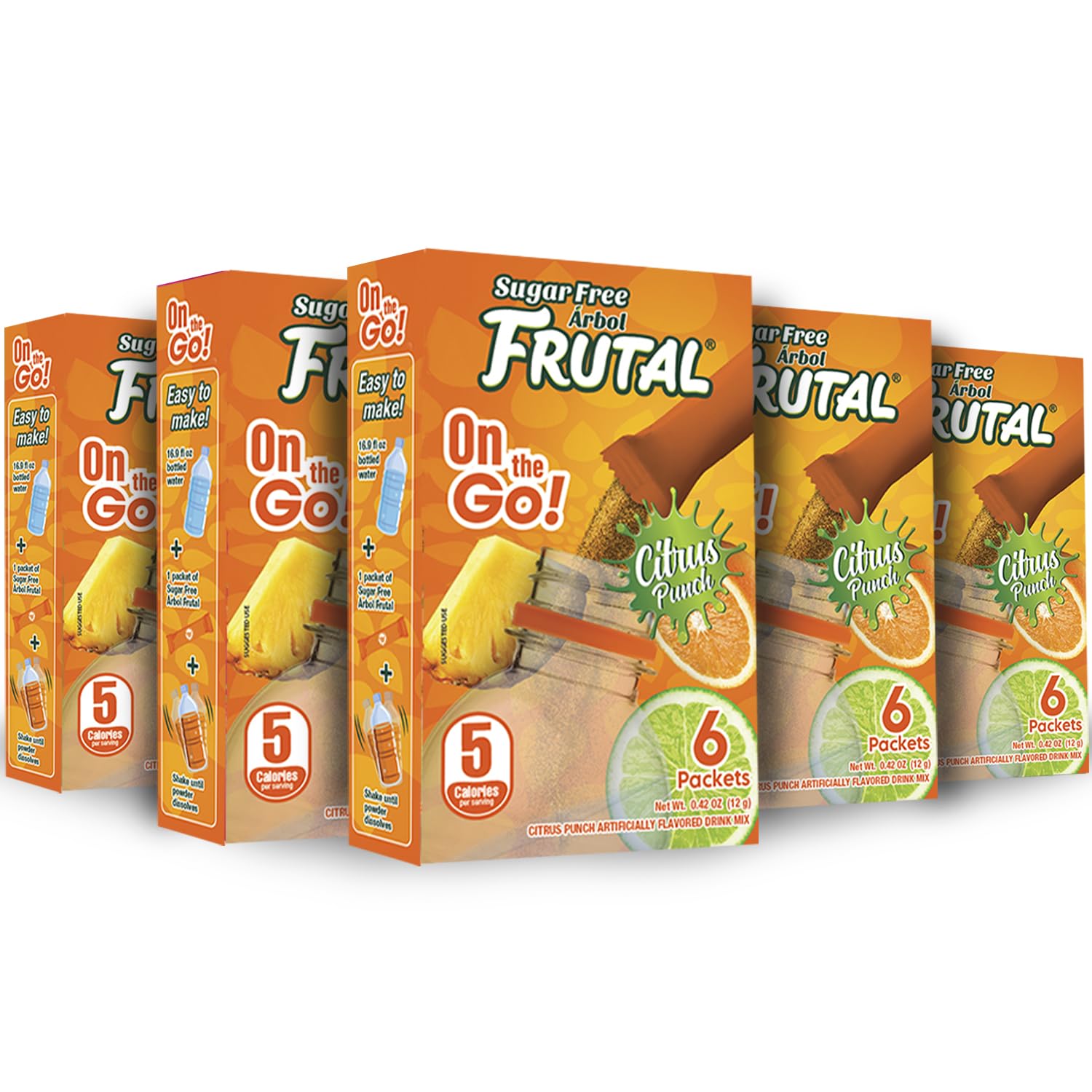 Amazon.com : Frutal On-The-Go! | Powdered Drink Mix Citrus Punch