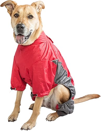 Miniatura 3 de DogHelios chamarra para perro Blizzard, de cuerpo completo, ajustable y reflectante 3M, XS, Azul