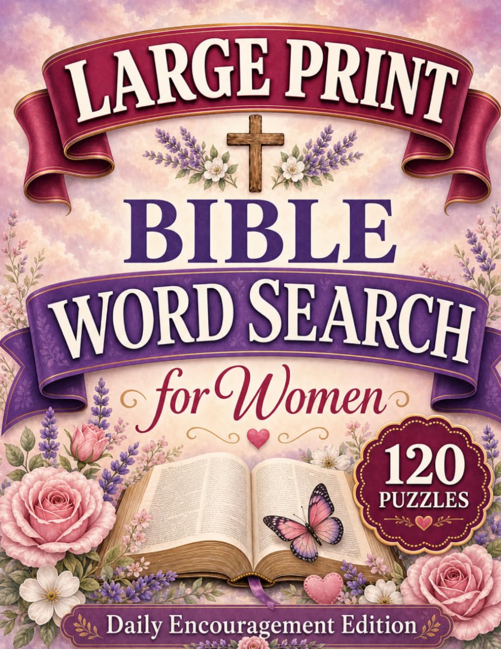 Large Print Bible Word Search: Daily Encouragement
