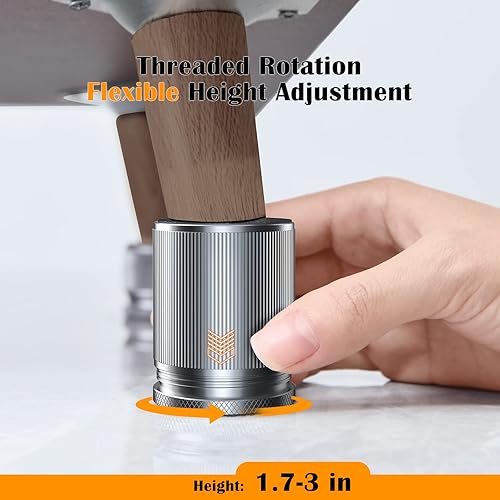 Miniatura 2 de Neidea - Elevadores de cama de 1.57 pulgadas, resistentes, elevadores de cama de metal, autoadhesivos, patas de muebles de altura ajustable para