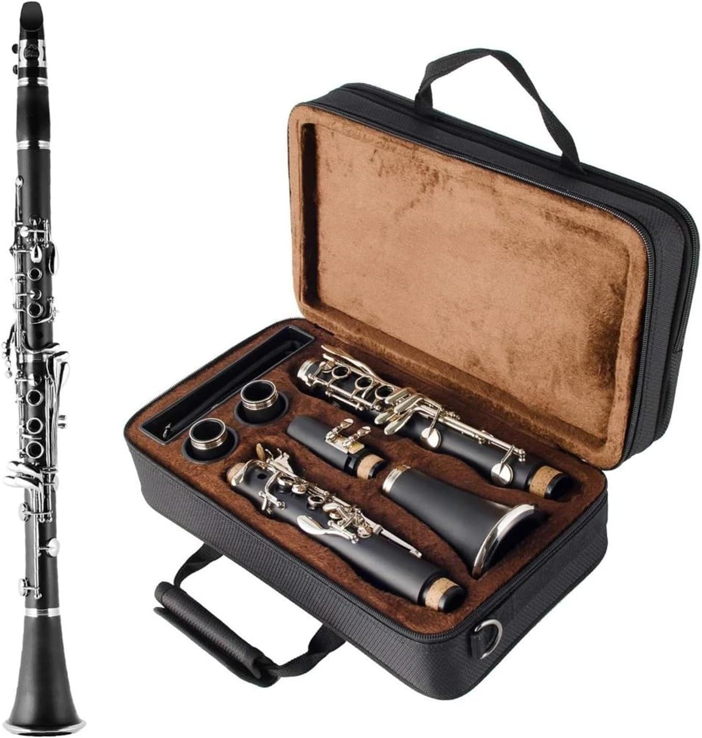 Bb Clarinet 17 Keys Wide Range of Tones Particularly Beginner friendly Professional Clarinet