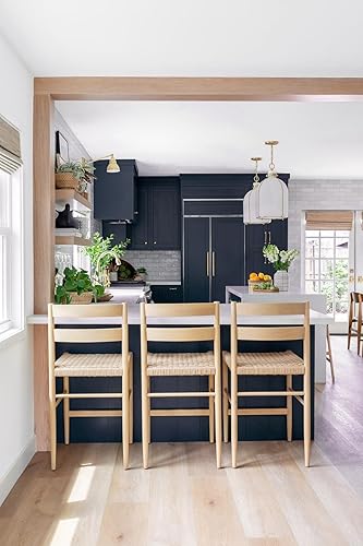 Miniatura 6 de Safiyya Papel tapiz de 393 x 17.7 pulgadas, color azul oscuro, papel de contacto azul oscuro, papel tapiz de color sólido, autoadhesivo, extraíble,