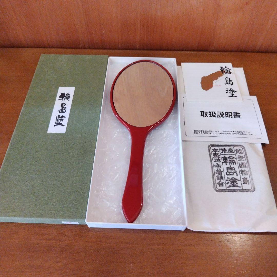 輪島塗 手鏡 蝶 蒔絵 Wajima Lacquerware mirror 手鏡｜輪島市の輪島塗