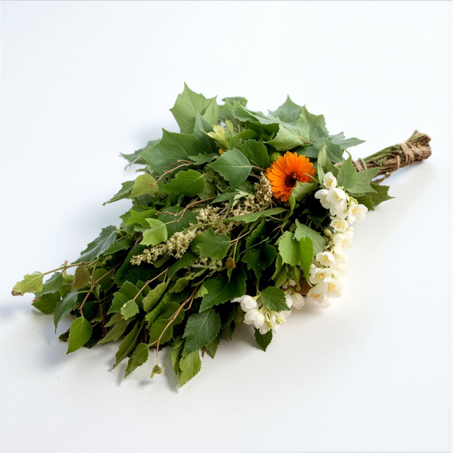 Aroma Spa Sauna Massage Whisk Venik Set of 2, Venik for Massage, Steam Sauna, Venik for Sauna, Banya Accessories (Herbal Mix)