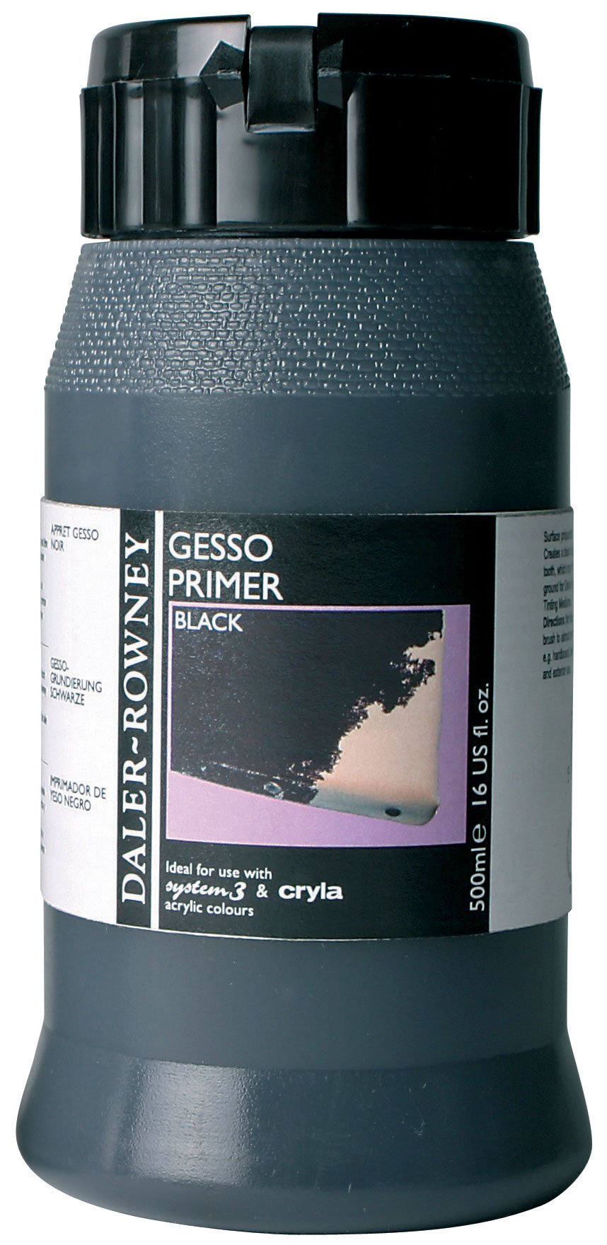 DR Black Gesso Primer – 500 ml, ADABGP500
