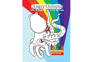 Angry Octopus Coloring Book: For Stress Relief and Emotional Regulation