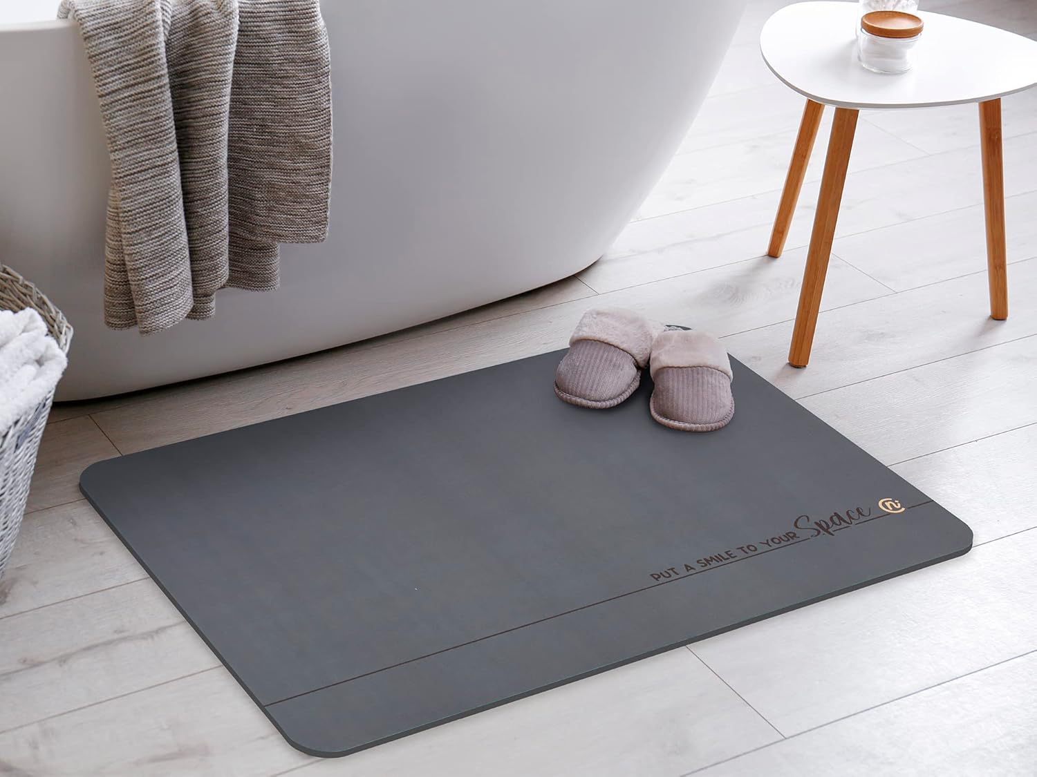 CozyNook Quick Dry Bath Mat, Super Absorbent Bath Mat