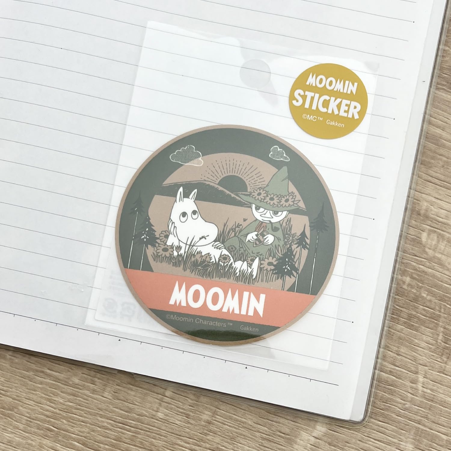 Gakken Stafull Moomin Sticker Outdoor Set of 6 Z22802