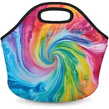Cartoon Cute Frogs Neoprene Insulated Lunch Tote Bag for Women Washable Reusable Lunch Container Box Lightweight Meal Prep Bags for Work Travel Picnic Organizer