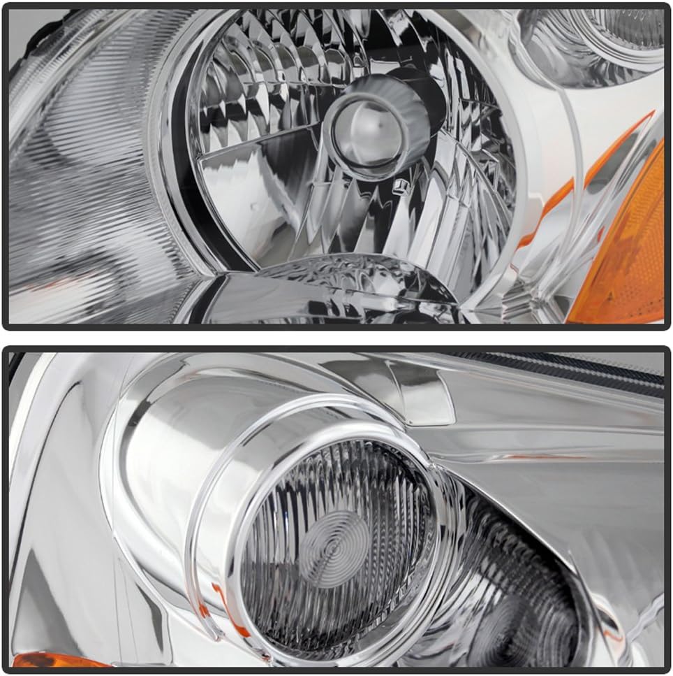 ACANII - For 2003 2004 2005 Honda Pilot Headlights Headlamps Replacement 03-05 Driver + Passenger Side