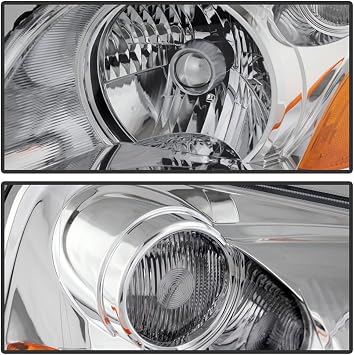 ACANII - For 2003 2004 2005 Honda Pilot Headlights Headlamps Replacement 03-05 Driver + Passenger Side