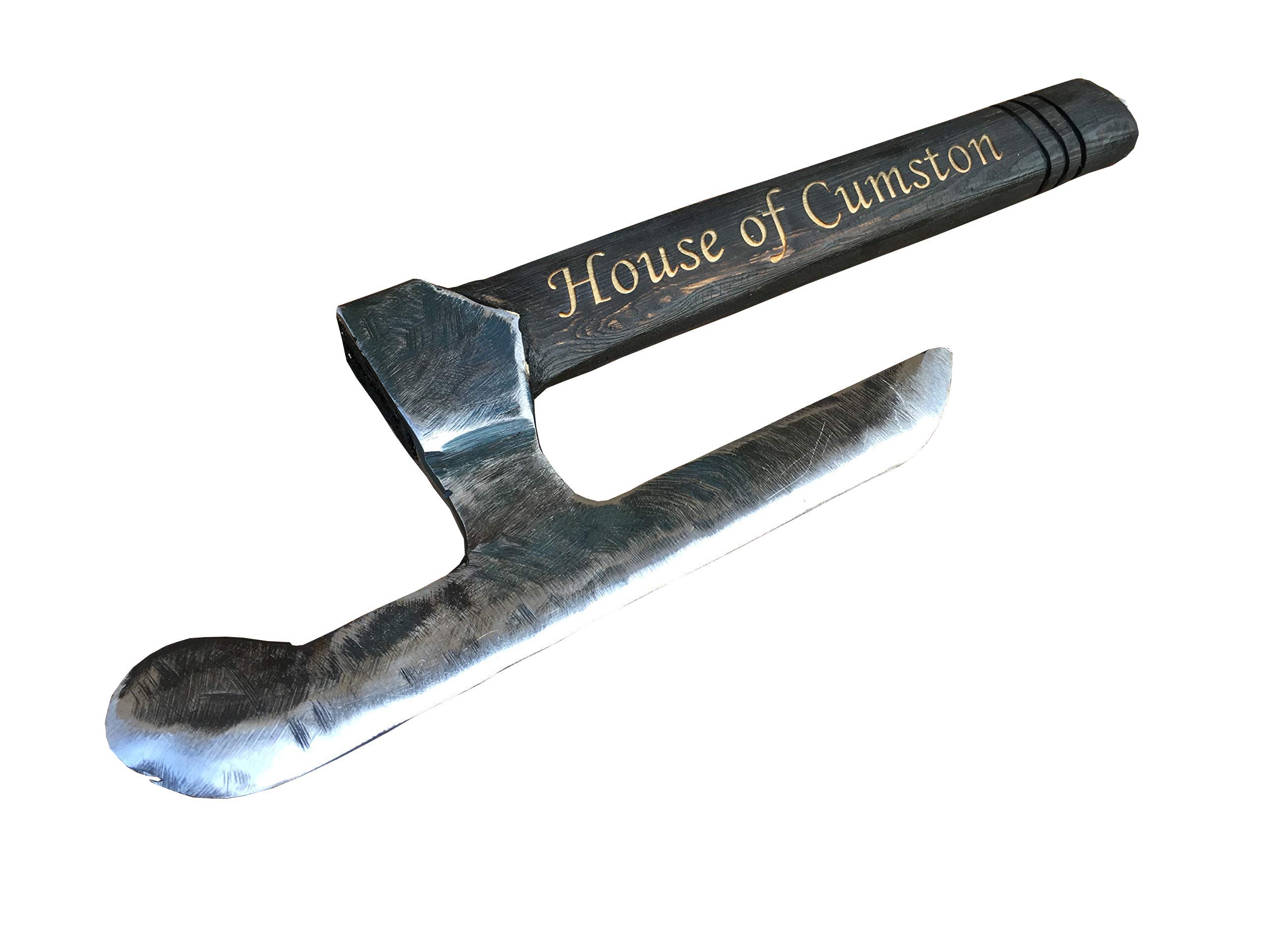 Kitchen axe, kitchen hatchet, viking axe, carved axe, butchers axe, cutting board, cookware, chef axe, chef gift, premium gift,wood carving