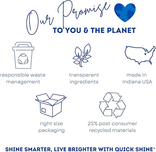 Miniatura 5 de Quick Shine Limpiador desinfectante para suelos de 27 onzas, paquete de 6 | Desinfectante a nivel hospitalario mata el 99.9% de gérmenes y bacterias