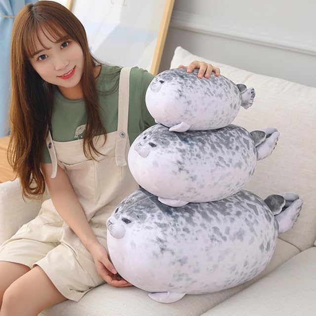 Foto 5 de 8 de Trayosin Foca Linda Almohada de Peluche, Suave, 40 cm
