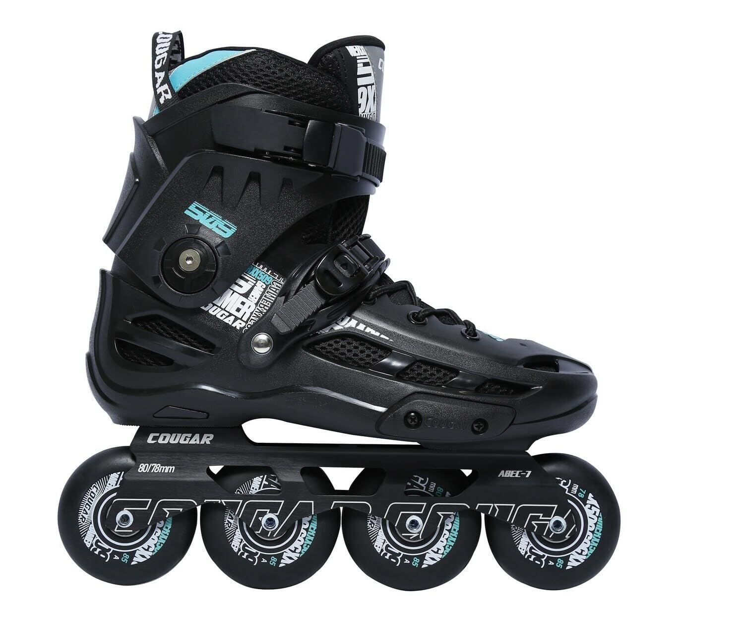 Original Cougar Professional Adults inline Skate (abec 7) Fixed size 38-45, Best roller skates for kids and adults