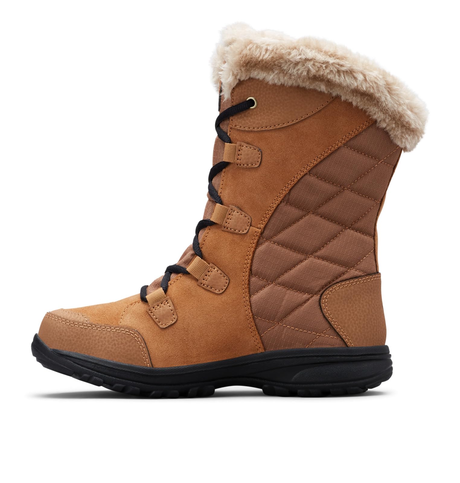 Columbia Womens Ice Maiden II, Elk/Black, 6 Wide