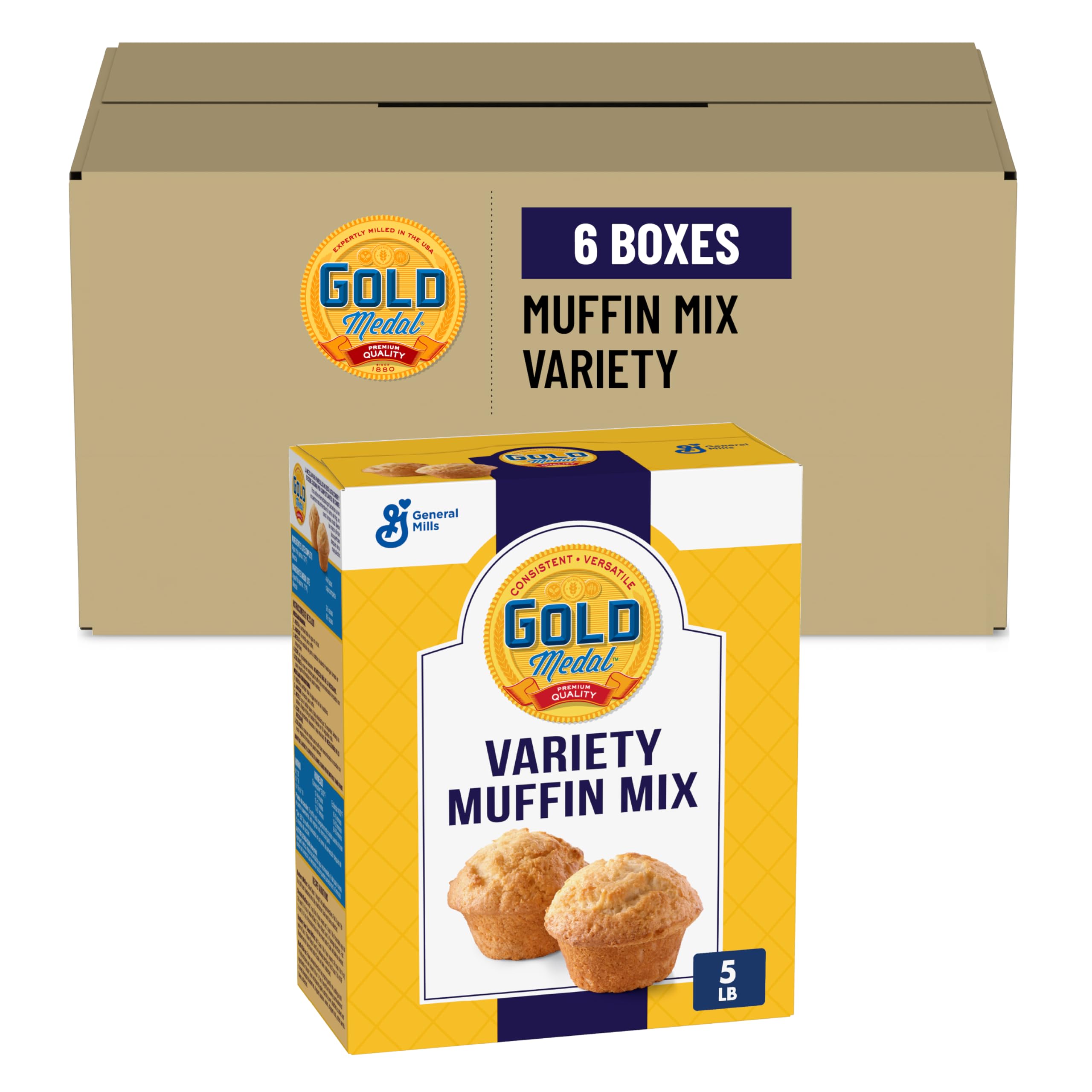 Gold Medal Variety Muffin Mix, 6 Count