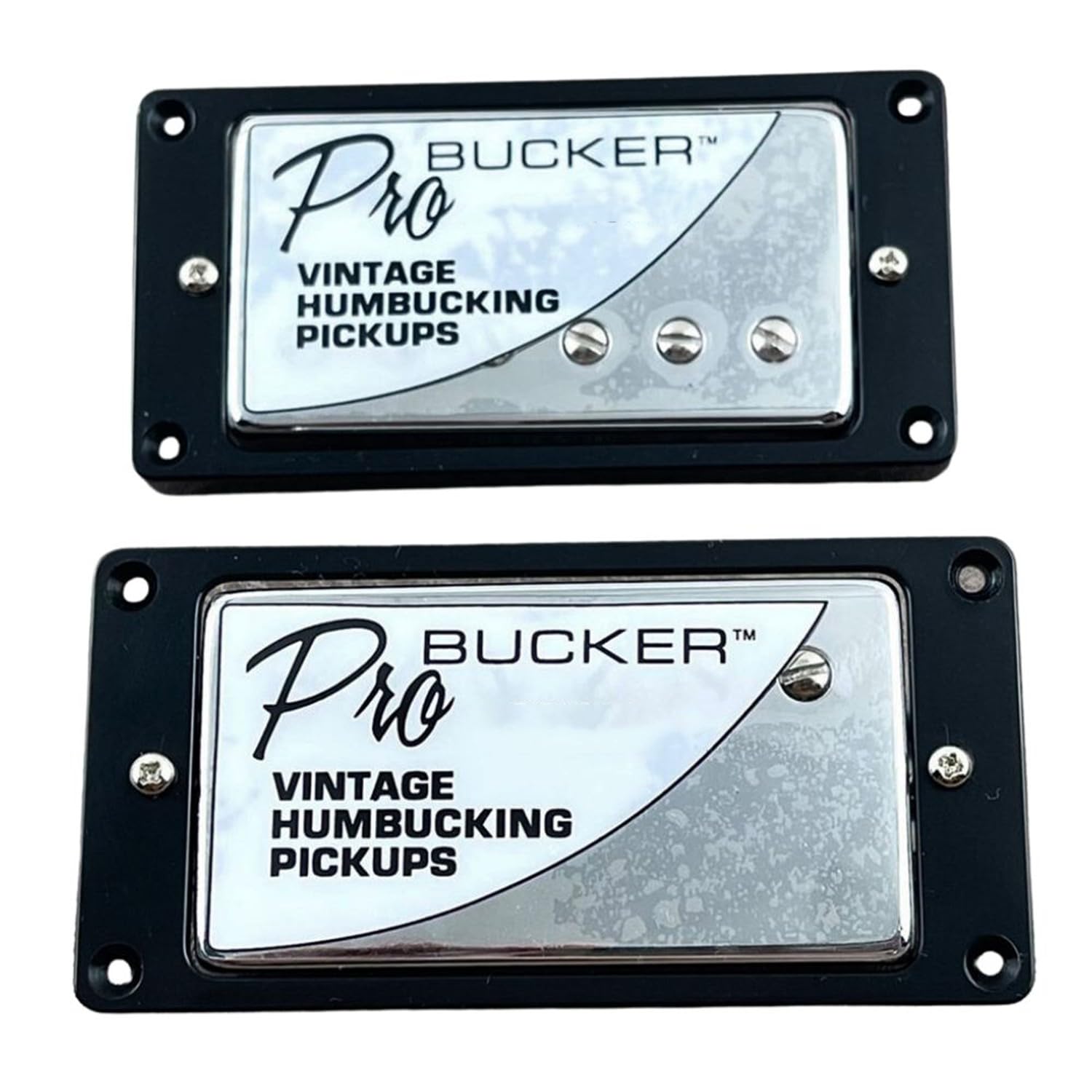 ProBucker Alnico II Lot de micros vintage Humbucker tressés chromés pour guitare électrique
