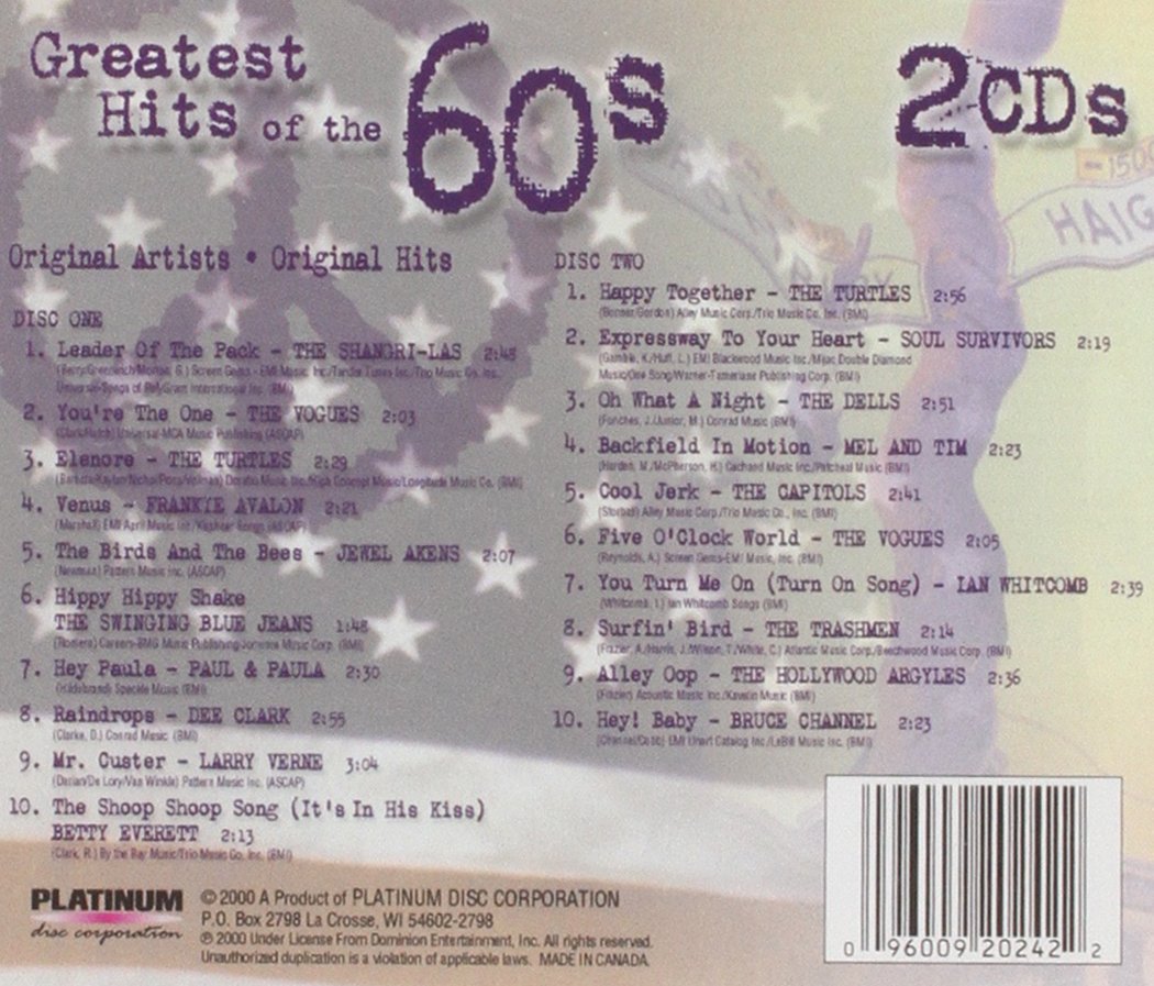 Greatest Hits of the 60's