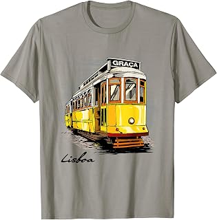 Portugal Lisbon Shirt Lisboa Cable Car Travel Tram Souvenir T-Shirt