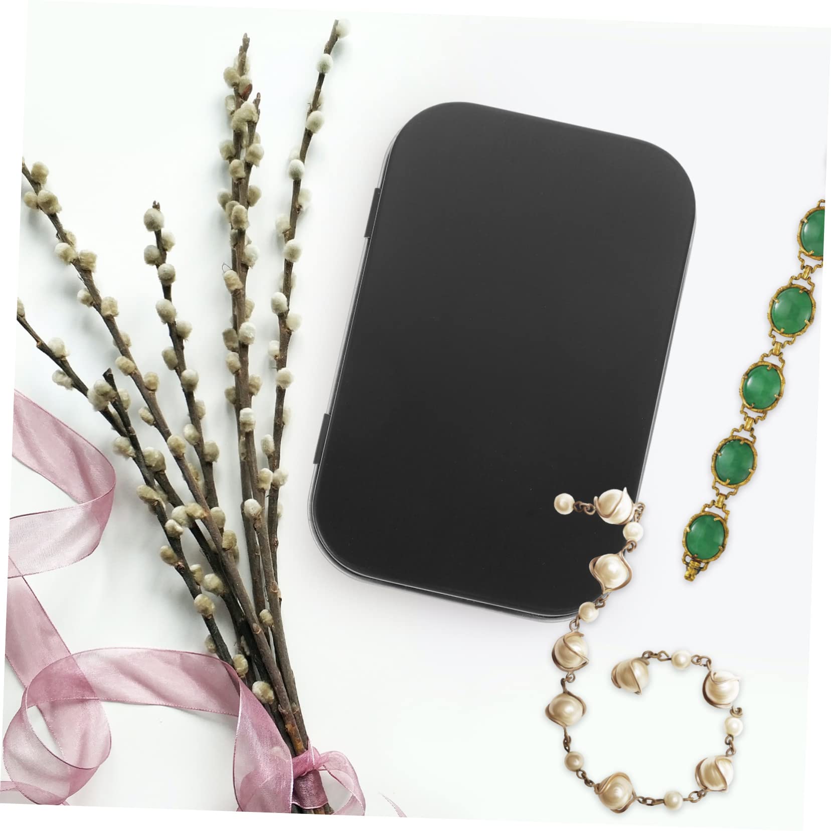 Boîte De Rangement Rétro, Boîte Décorative De Bijoux De Collier En Bois