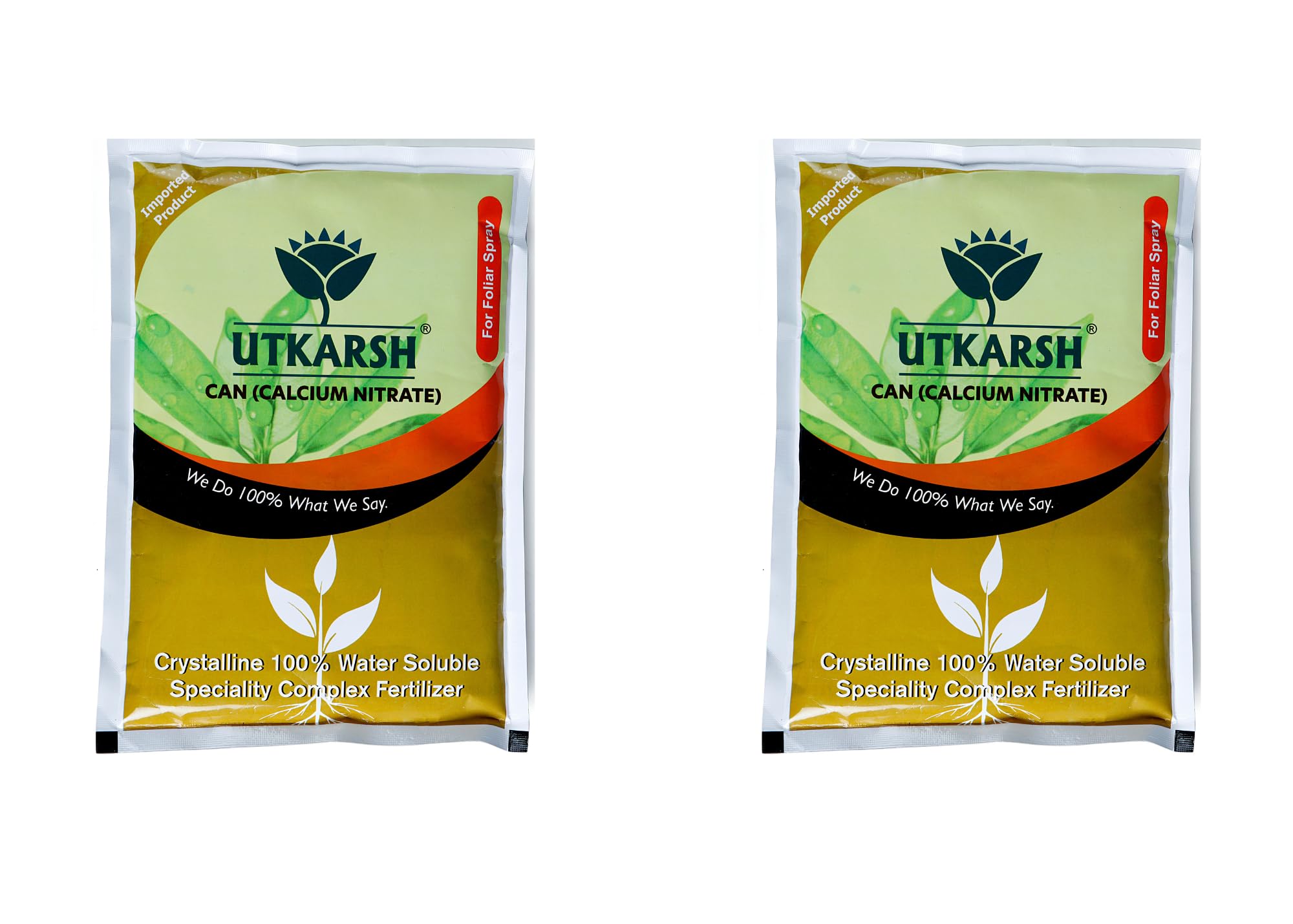 Utkarsh Calcium Nitrate (Ca(NO3)2, 100% Water Soluble Fertilizer) (Foliar Spray Irrigation) for Healthy Flower & Fruit Growth, Enhances Cell Wall Strength (1.8 Kg; Pack of 2 of 900 gm) (B07Z65V6MD) Amazon Price History, Amazon Price Tracker