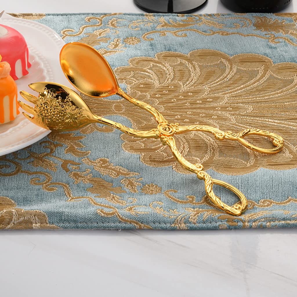 Buy SHOVIARKitchen Tongs Food Serving Tongs Dessert Clip Clamp Round