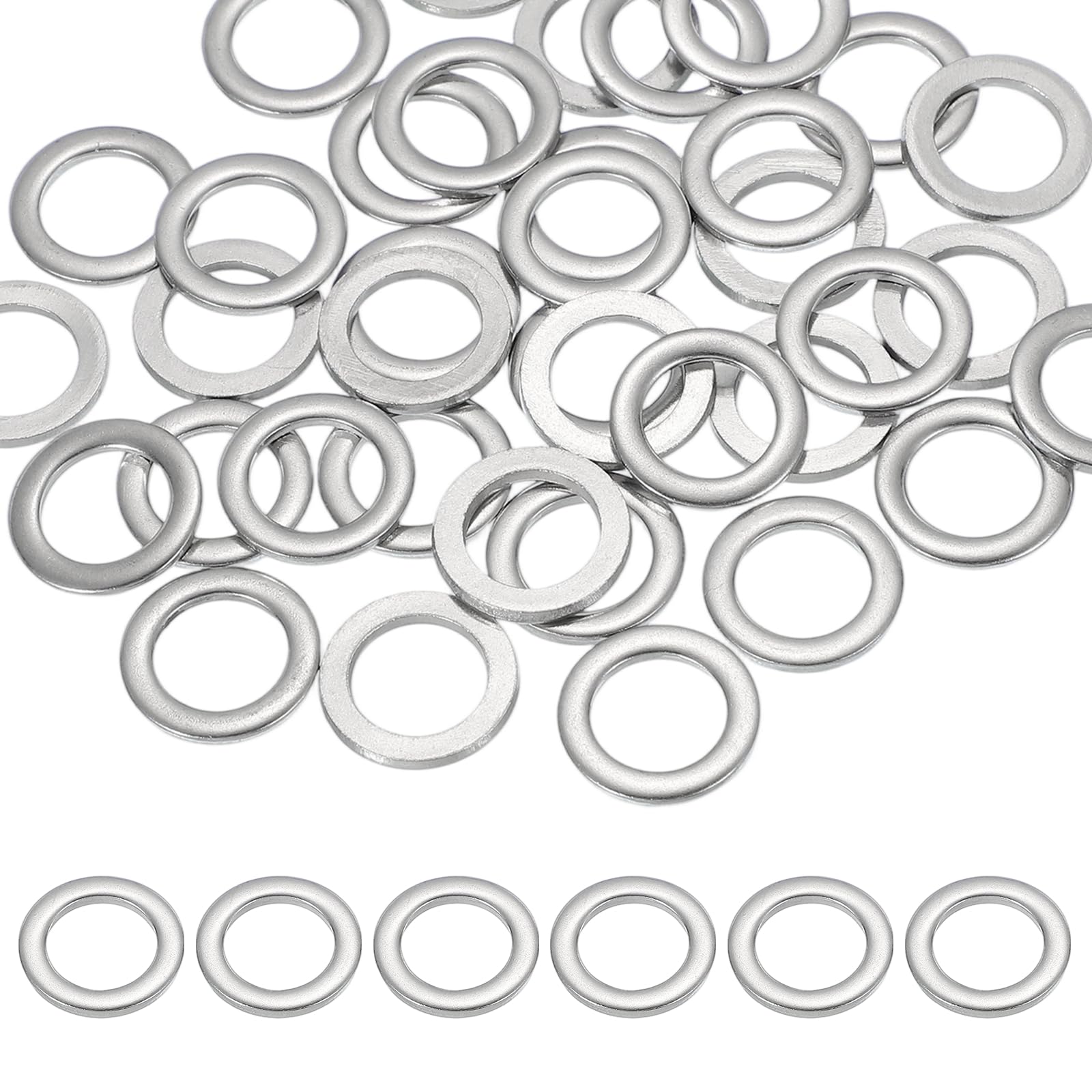 PATIKIL M12 x 20mm Metal Screw Washers Set, 36Pcs 304 Stainless Steel Flat Washers for Screws Bolts Factories Home Outdoor Projects