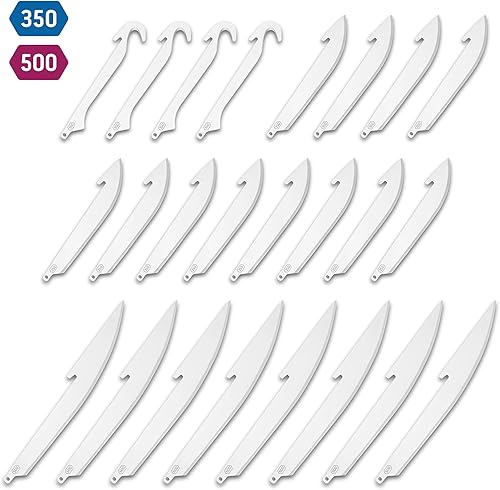 Miniatura 2 de OUTDOOR EDGE Cuchillas de repuesto RazorSafe de 3.5 pulgadas, paquete de 24 piezas