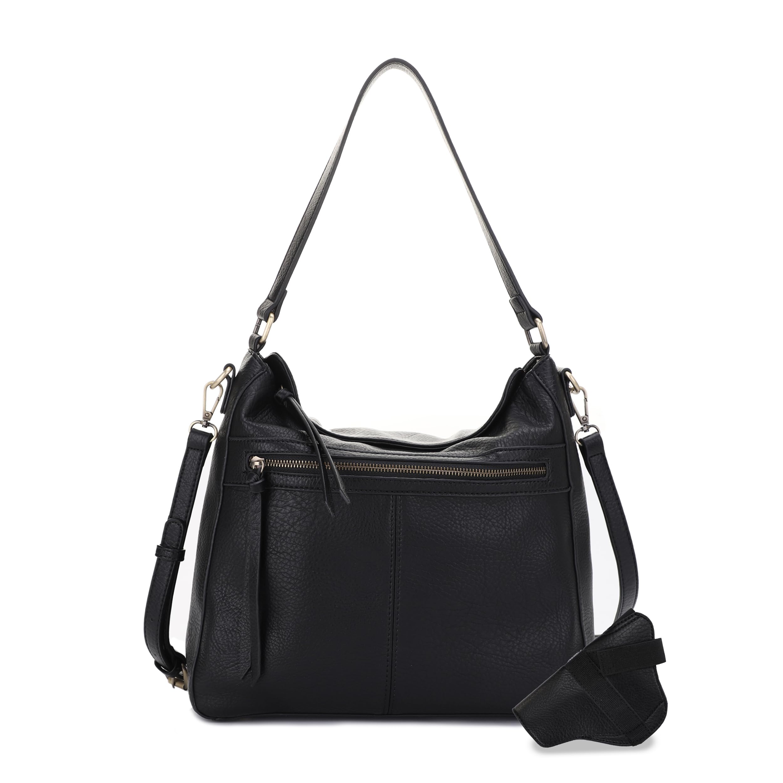 JESSIE &amp; JAMES | Dakota Top Handle Concealed Carry Hobo Purse with Adustable Shoulder Strap