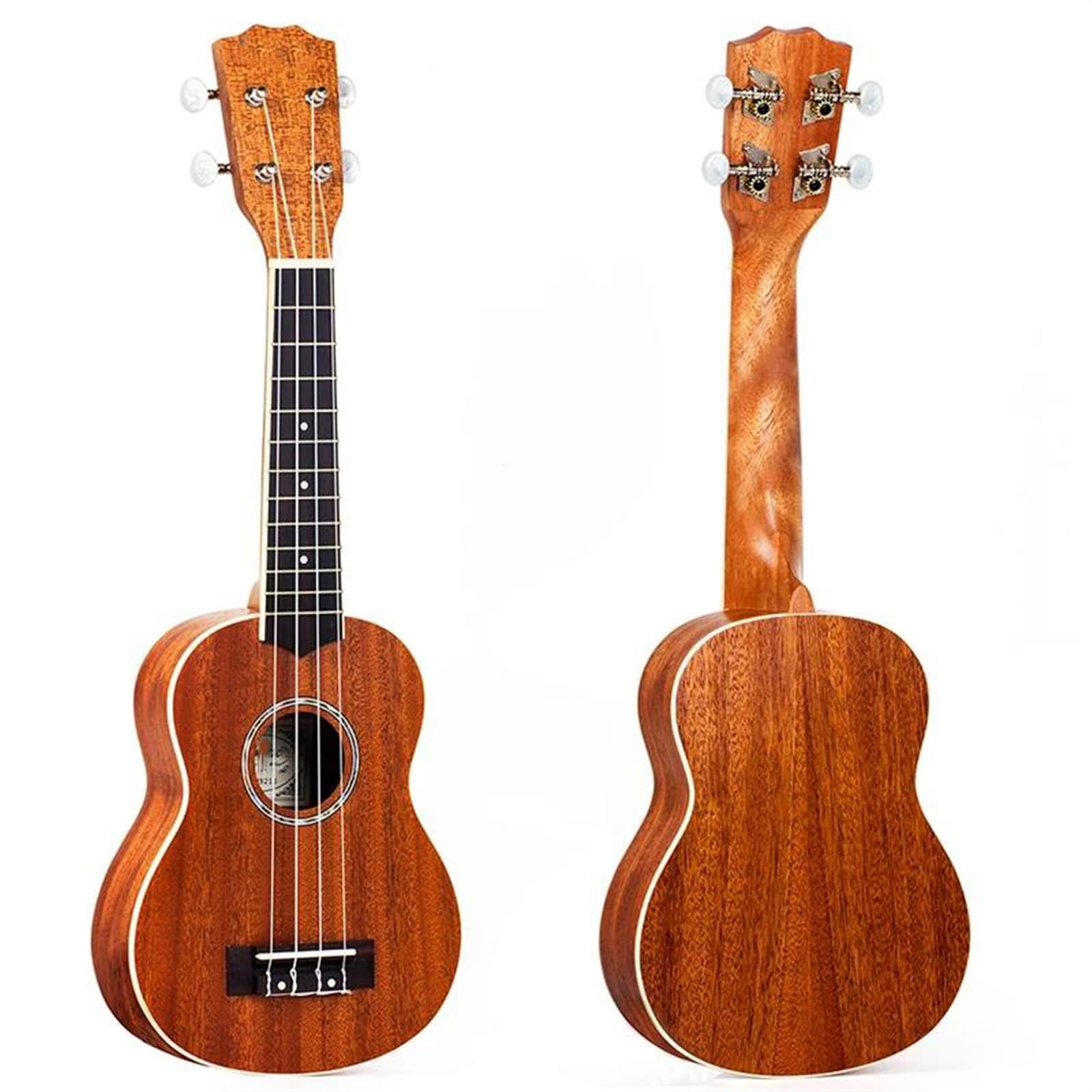 Ukulele Mahagoni 21 Zoll Ukelele Uke 4 Saiten Hawaii Gitarre Mit Gigbag