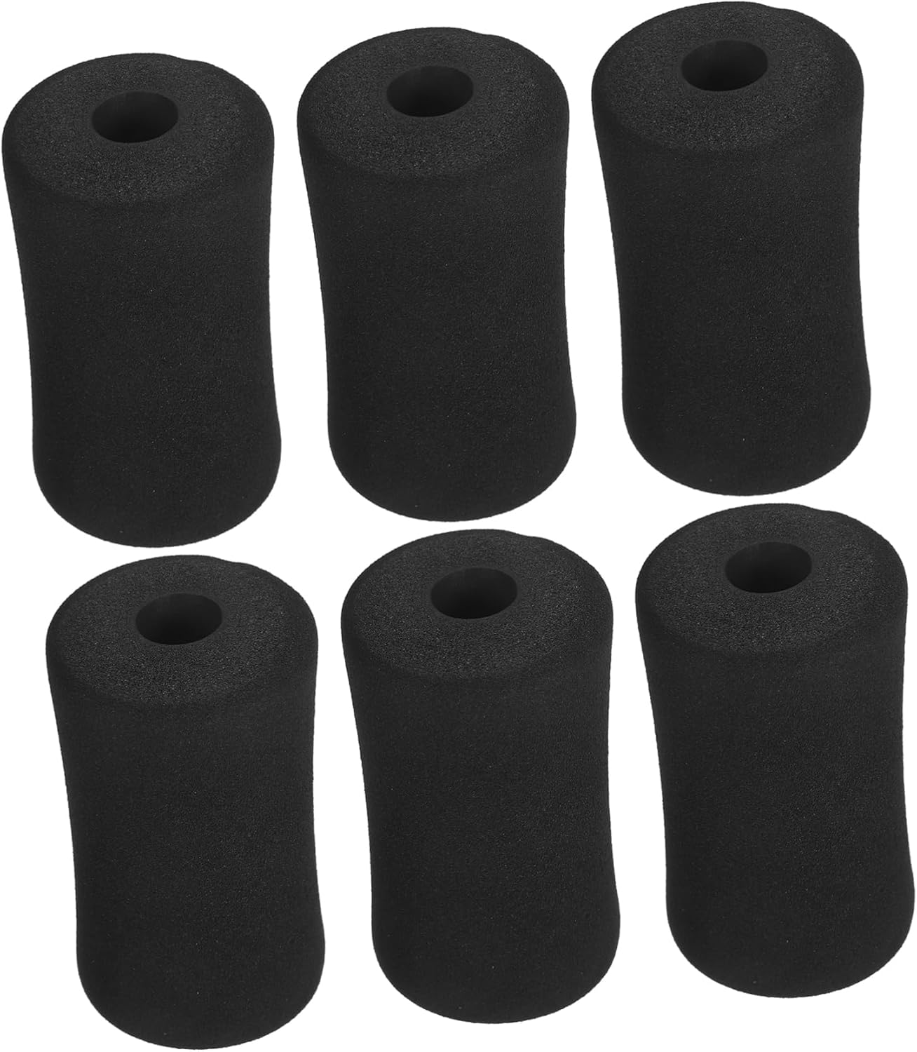 Mikinona 6Pcs Durable Sponge Roller Covers for Gym Equipment Replacement Parts for Ab Training and Exercise Machines Comfortable Sleeves for Leg Extensions and Workouts