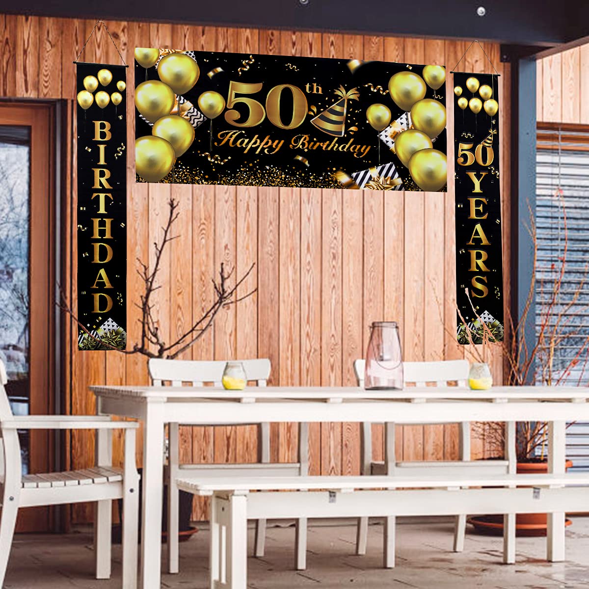 Bannière Toile de Fond Anniversaire, Joyeux Anniversaire Bannière, Articles de Fête Décoration Fête Anniversaire, Bannières d'Affiche en Tissu, Arrière-Plans de Photographie d'Anniversaire (50)
