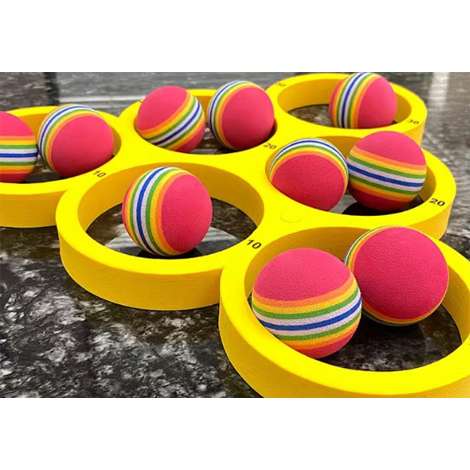 Swimming Pool Rings Toss Competition Portables Floating Targets Game for Adults Beach Parties Water Coordination Training Equipment — view 5